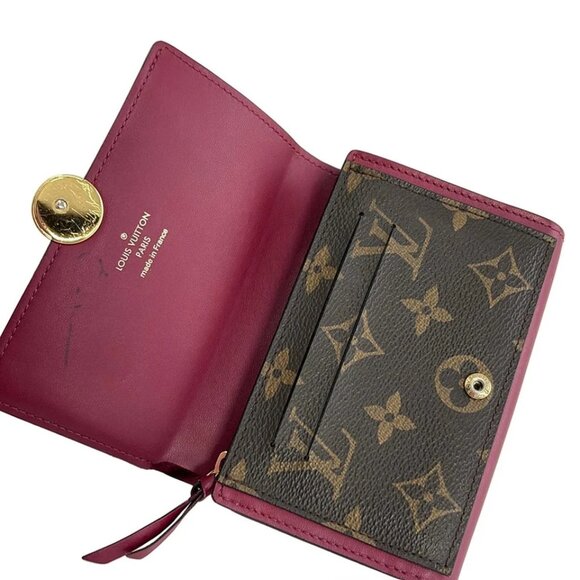 LOUIS VUITTON Portefeuille Flor Compact Fuchsia Monogram - 384-081825 - Picture 3 of 5